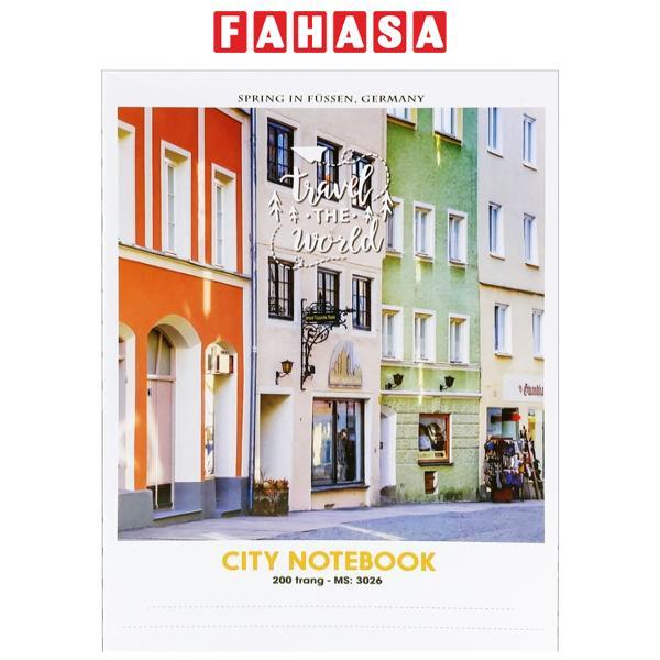 Tập Sinh Viên 4 Ly Ngang 200 Trang 60gsm City - Hải Tiến 3026