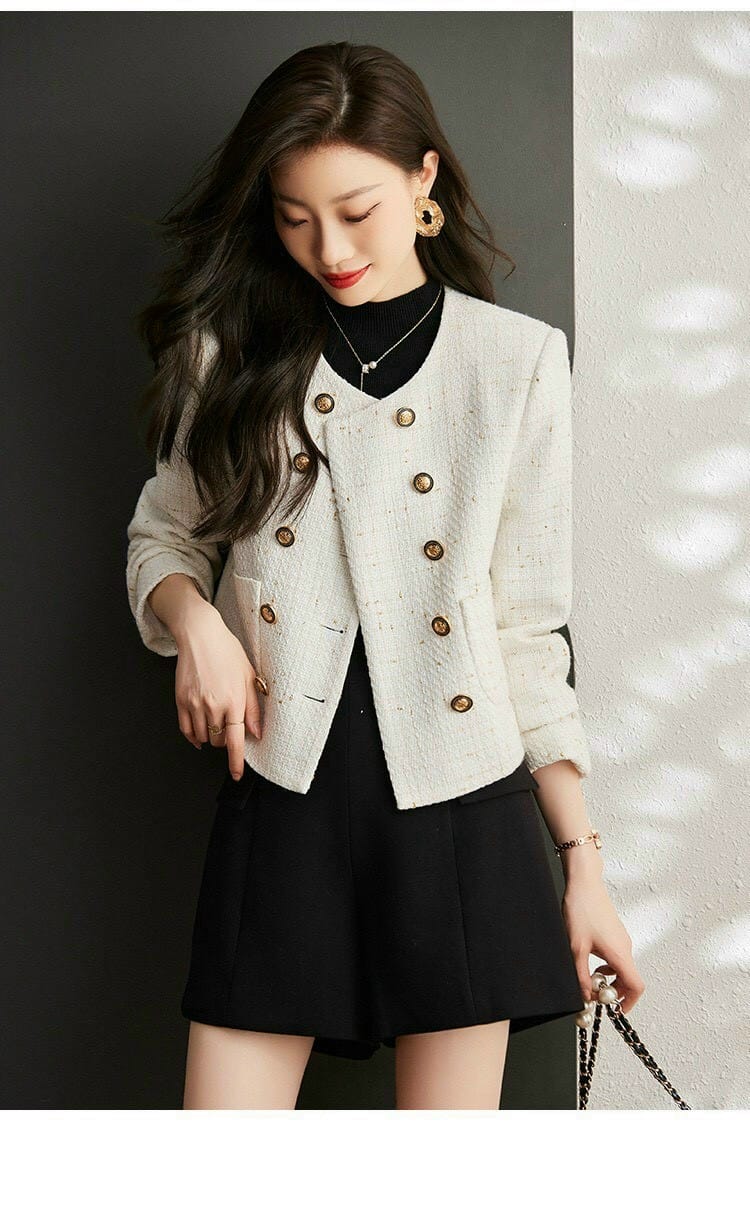 ÁO KHOÁC DẠ CAO CẤP FROM NGẮN