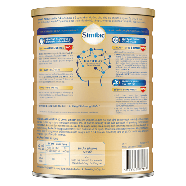 Sữa Bột Similac Einstein 4 (Dành cho trẻ từ 2 - 6 tuổi)