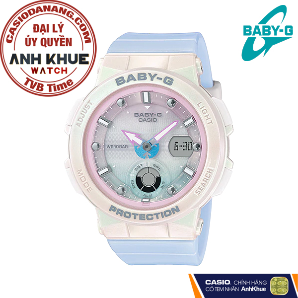 Đồng hồ nữ dây nhựa Casio Baby-G chính hãng BGA-250-7A3DR (41mm)