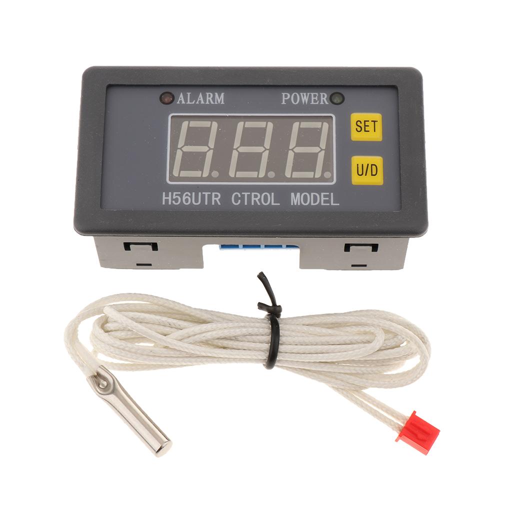 1Piece AC 200V High Temperature Digital Thermostat Temperature Controller