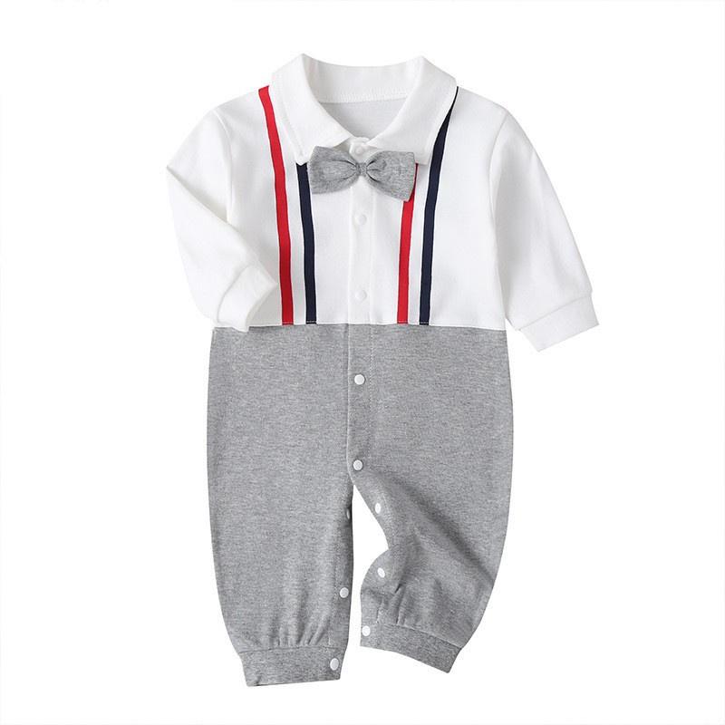 Bộ Body quần áo trẻ em dài tay Công Tử thu Đông CT03 chất cotton cho Bé Gái Bé Trai từ 0-12 tháng tuổi