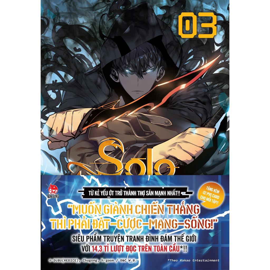 Truyện tranh Solo Leveling - Bộ 4 tập mới nhất - Tôi Thăng Cấp Một Mình - Tặng Obi và 2 PVC Card - NXB Kim Đồng - 1 2 3