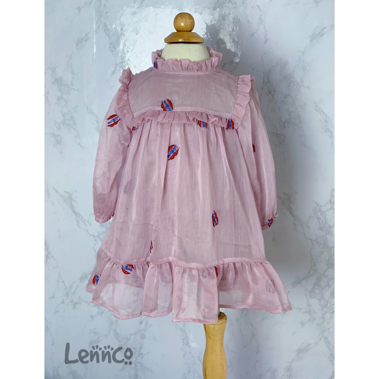 Váy tơ xước Lennco