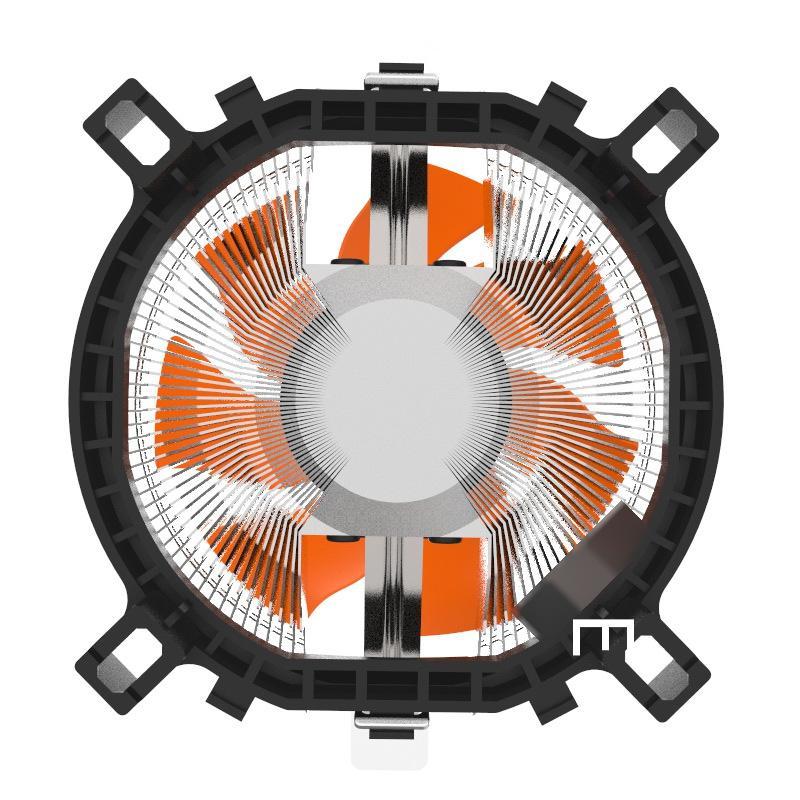 Quạt tản nhiệt CPU máy tính để bàn Tianjifeng Q50 phong cách mới nhất đa nền tảng phù hợp với 775 115X