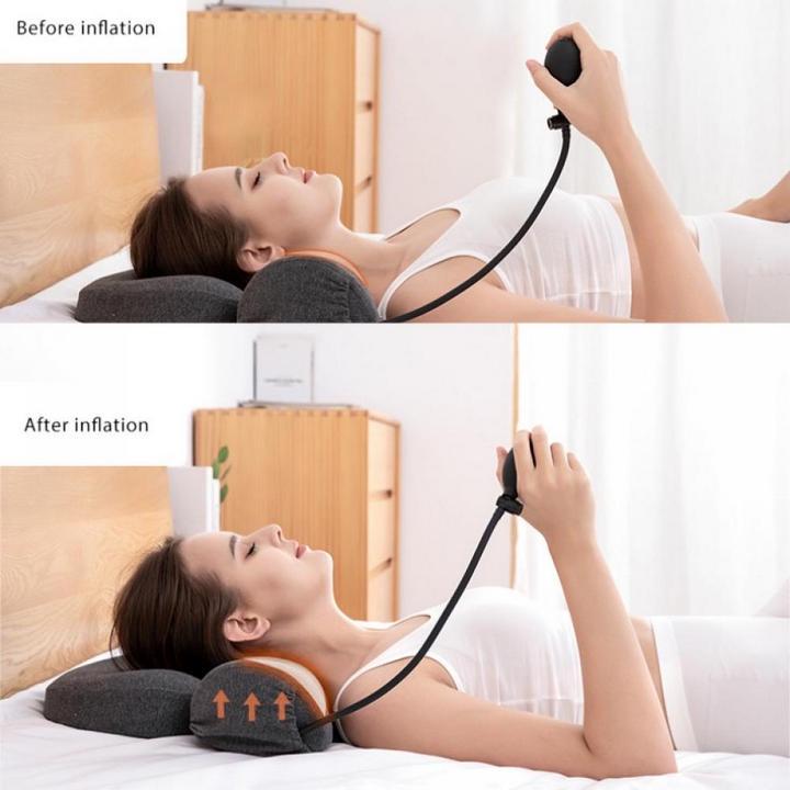 Bộ Gối Nắn Đốt Sống Lưng và Cổ Memory Foam Pillow - Home and Garden