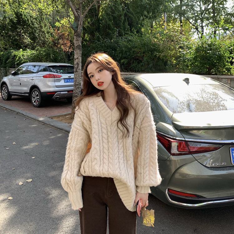 Áo sweater len lông siêu mịn dày ấm áp - Hàng cao cấp