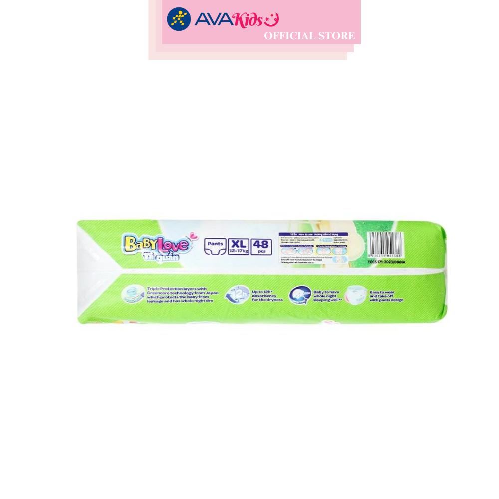 Tã quần BabyLove size XL 48 miếng (12 - 17 kg)