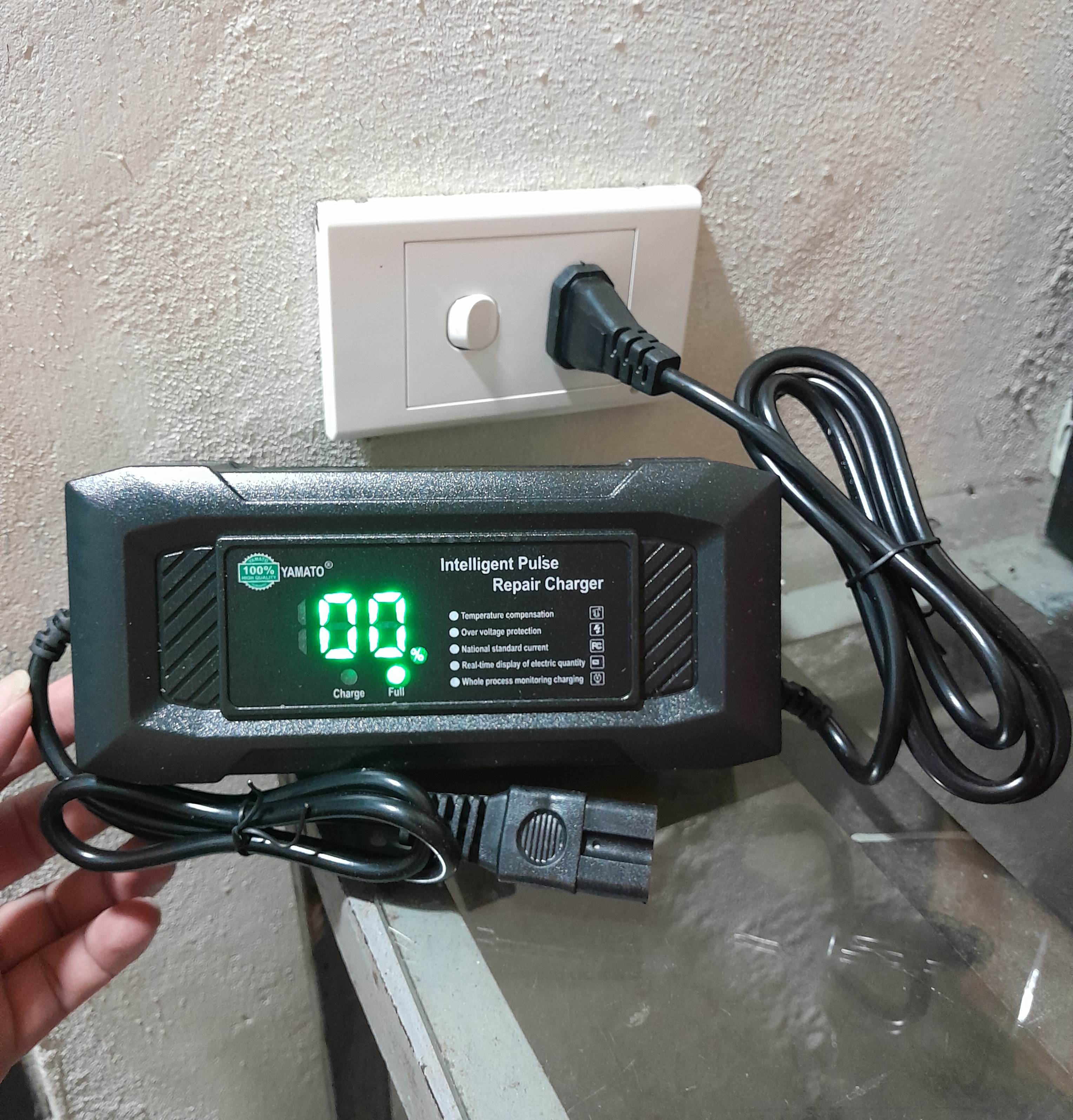 BỘ SẠC BÌNH ẮC QUY XE ĐẠP ĐIỆN XE ĐIỆN 48V 60V ĐIỆN TỬ TỰ NGẮT SẠC KHI ĐẦY