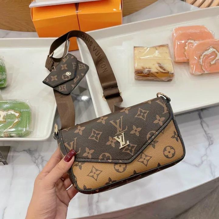 Túi xách nữ, túi đeo chéo hình phong bì thư Hottrend phong cách Hàn Quốc tặng kèm ví nhỏ xinh xắn