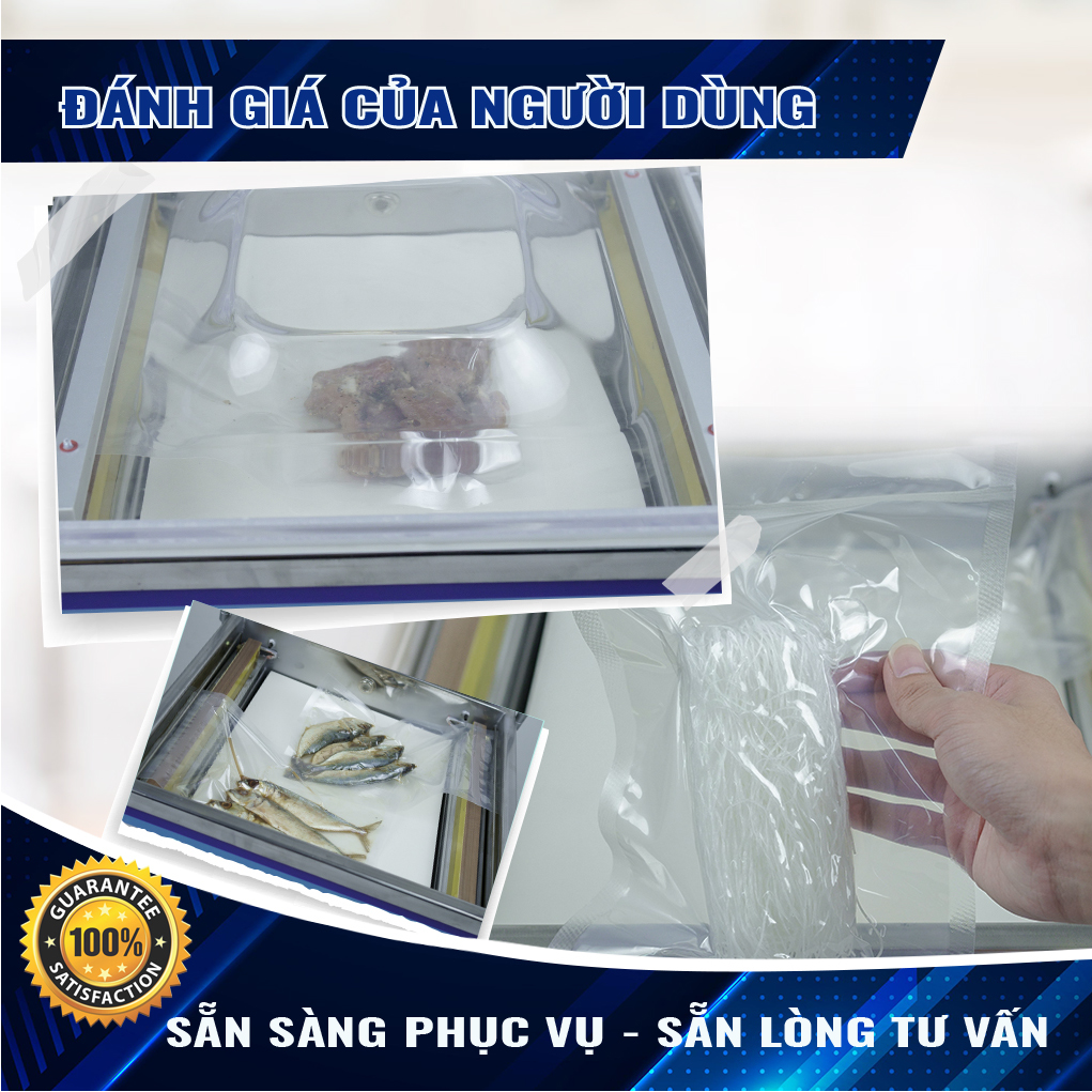 Máy Hút Chân Không Công Nghiệp Dạng Buồng VCE. Giá Siêu Tốt, Hút Siêu Khoẻ, Mọi Thực Phẩm, Dùng Liên Tục 24/7. Được Tặng Kèm 1 Chai Dầu Máy, Túi Hút Chân Không, Đường Hàn Dự Phòng Và Tua Vít Sửa Máy. Hàng Nhập Khẩu Chính Hãng Thái Lan