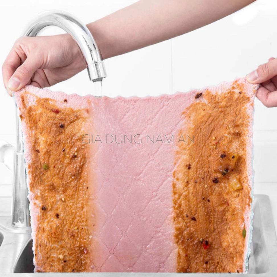 Sét 10 Khăn lau Nhà Bếp Đa Năng 2 Mặt