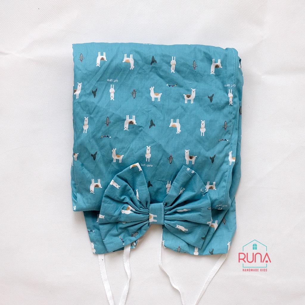 Vỏ nôi ngủ chung giường Runa Kids chất liệu 2 mặt cotton Hàn 100% + Satin cao cấp thoáng mát an toàn cho bé