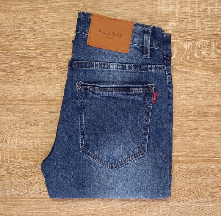 Quần jean nam co giãn dáng đẹp màu xanh mẫu mới jean nam co gian