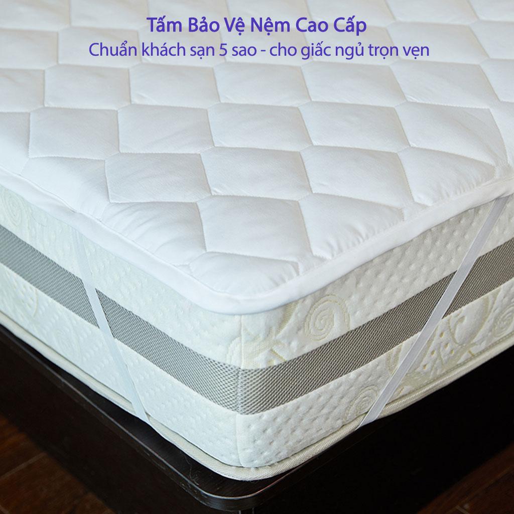 Tấm Bảo Vệ Nệm Chống Thấm Nước Cao Cấp Chuẩn Khách Sạn 5 Sao Tấm Lót Nệm Giường Ngủ Chống Thấm Bảo Vệ Nệm Trải Giường Cao Cấp Tấm Bảo Vệ Nệm Đệm Mỏng Lót Giường Ngủ Chống Thấm Cho Bé