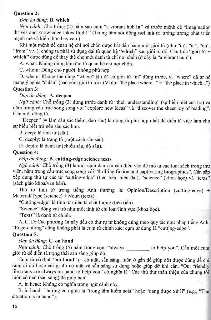 Giải chi tiết bộ đề luyện thi thử tốt nghiệp THPT môn Tiếng Anh – theo cấu trúc đề thi mới 2025