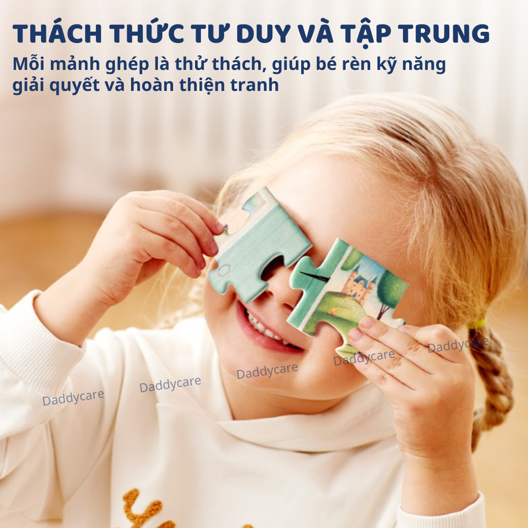 Xếp Hình cổ tích Cho Bé Mideer Artist's Fairy Tale Puzzle , Đồ Chơi Giáo Dục Trẻ Em