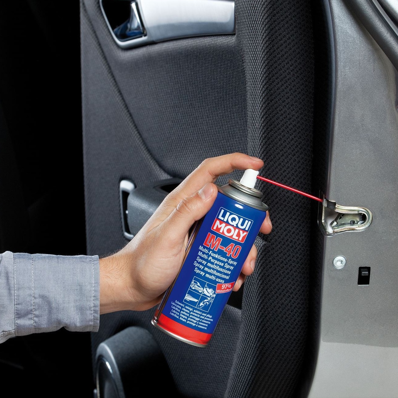 Dầu bôi trơn đa năng tẩy rỉ sét có vòi xịt Liqui Moly 3390 - Tháo ddàng bu lông, ốc vít, giảm ma sát chi tiết