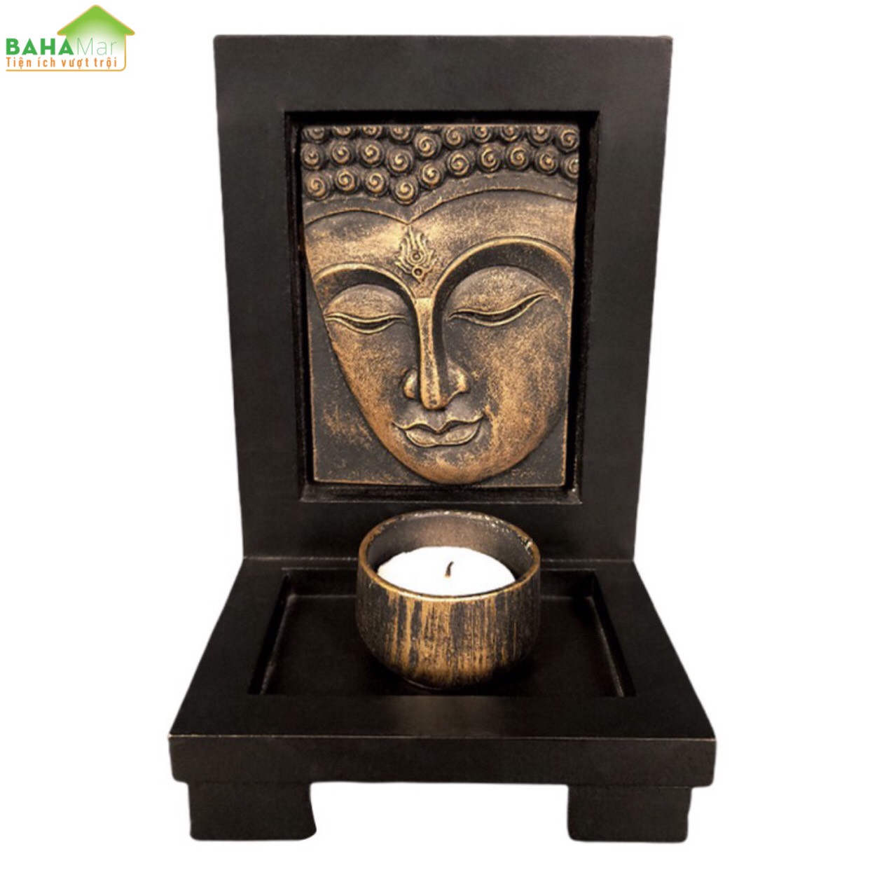 DECOR TRANG TRÍ HÌNH MẶT PHẬT ĐỐT NẾN PHONG CÁCH THIỀN "BAHAMAR" Mang lại một không gian Thiền thanh thoát trang trí vào không gian và tạo ra một yên tĩnh,