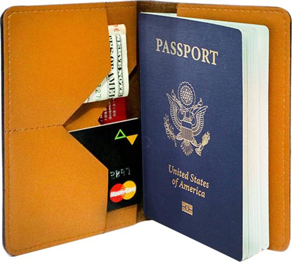 Bao Da Hộ Chiếu / PASSPORT Mika Nhộng CHUAN CMNR-001-P - Đen