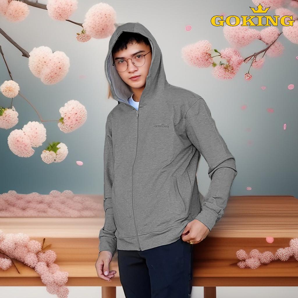 Hình ảnh Áo khoác da cá GOKING 6 túi, form unisex cho nam nữ, trẻ em. Áo chống lạnh, giữ ấm, chống nắng. Hàng hiệu cao cấp vnxk