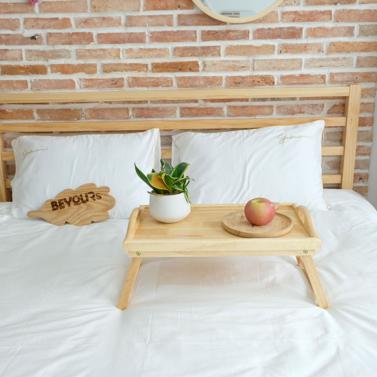 Bàn Ăn Mini Gỗ BEYOURs Bed Tray Chân Gập Đa Năng Nội Thất Phòng Khách, Phòng Ngủ