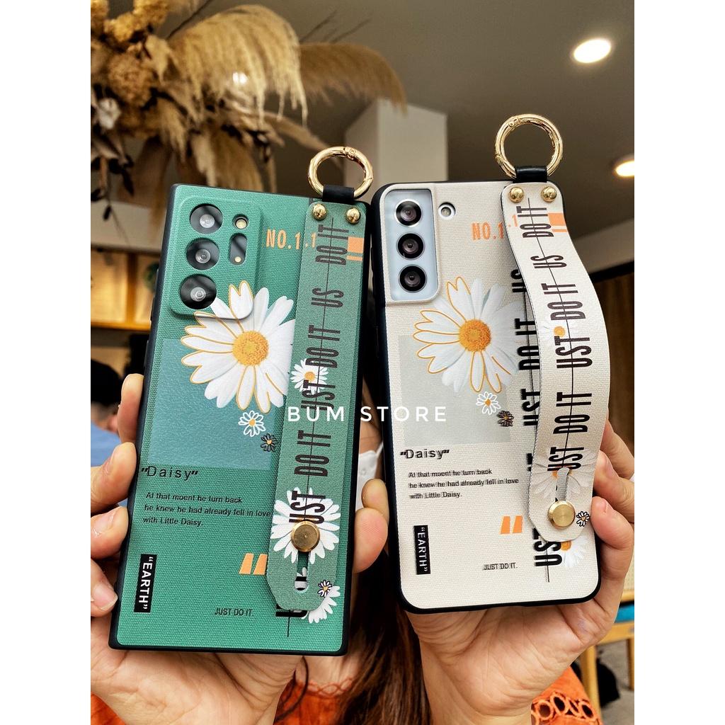Ốp lưng hoa cúc cho dòng samsung S20 Ultra / S20 Plus / S10 / S10 Plus / Note 10 plus / Note 10 / Note 9 / Note 8 / S9 Plus