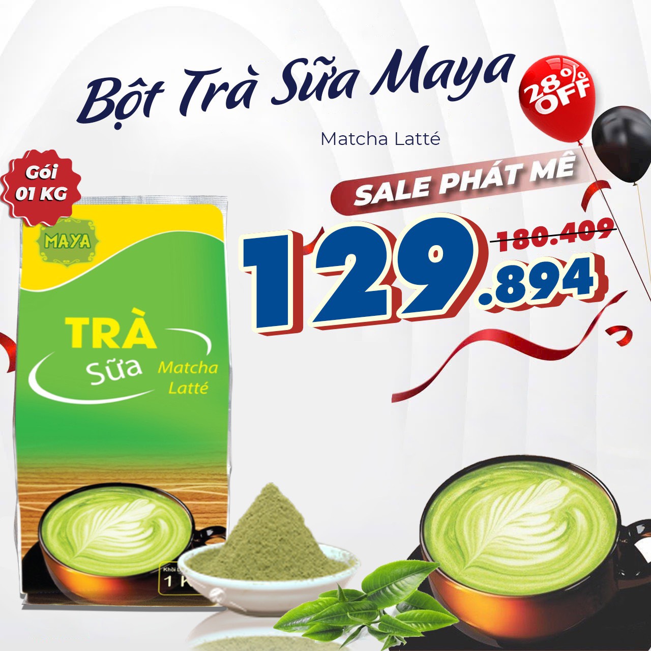 Trà sữa Maya Matcha Latte - Túi 1 kg