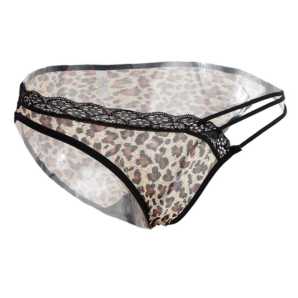 Women's Underwear Soft Mesh Stretchy Breathable Floral Lace Bandage Invisible Panties