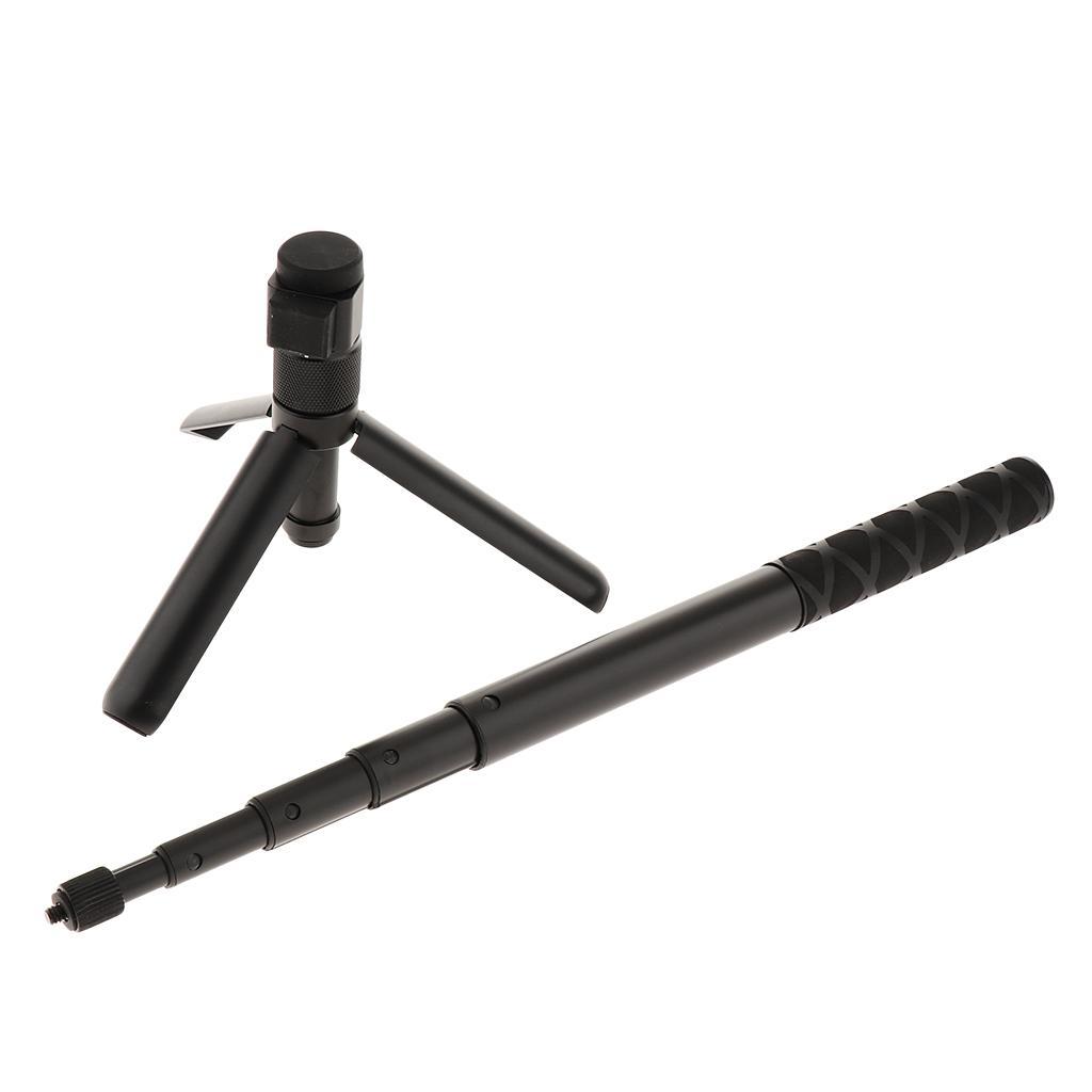 Time Selfie Stick + Handle Folding Tripod for