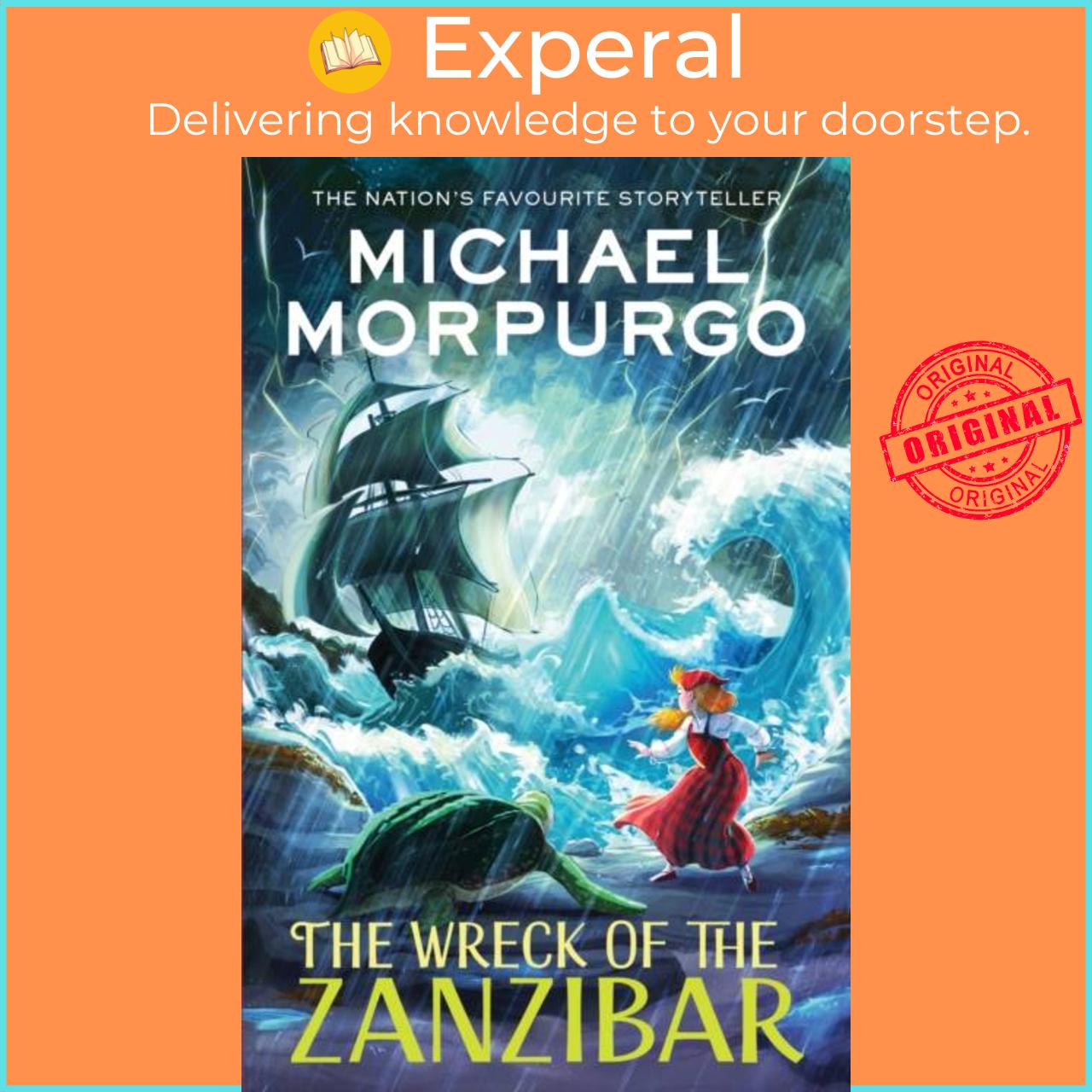 Sách - The Wreck of the Zanzibar by Michael Morpurgo (UK edition, paperback)