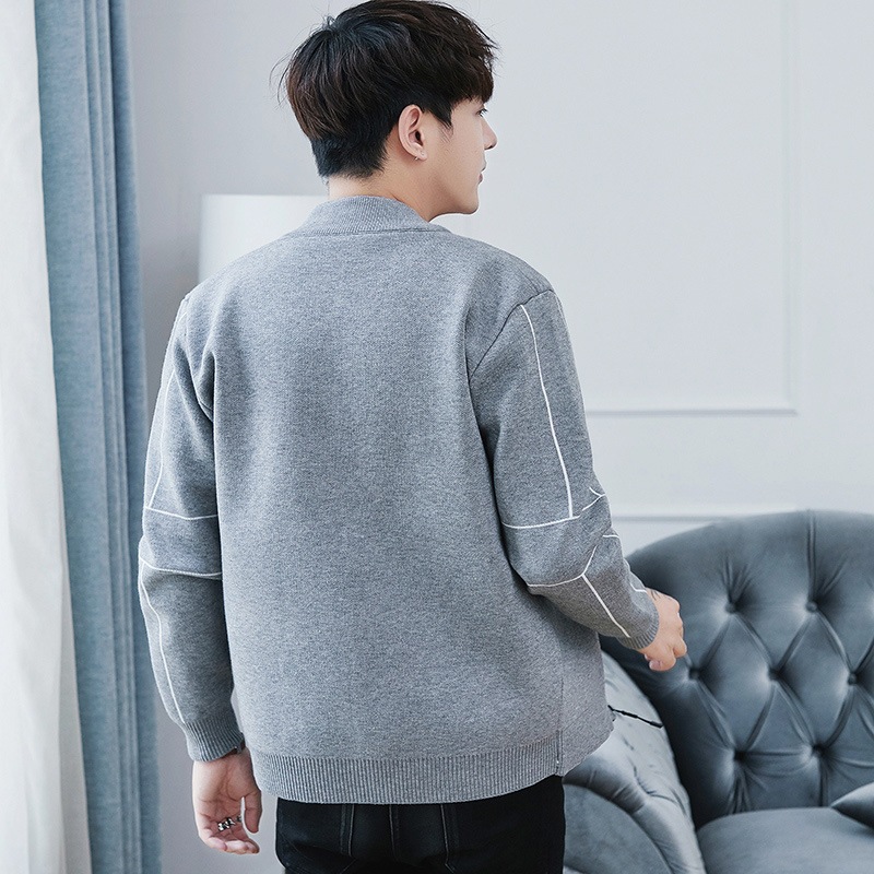 Hình ảnh Áo Khoác Nam Cardigan Nam Len Cao Cấp Thời Trang SZone