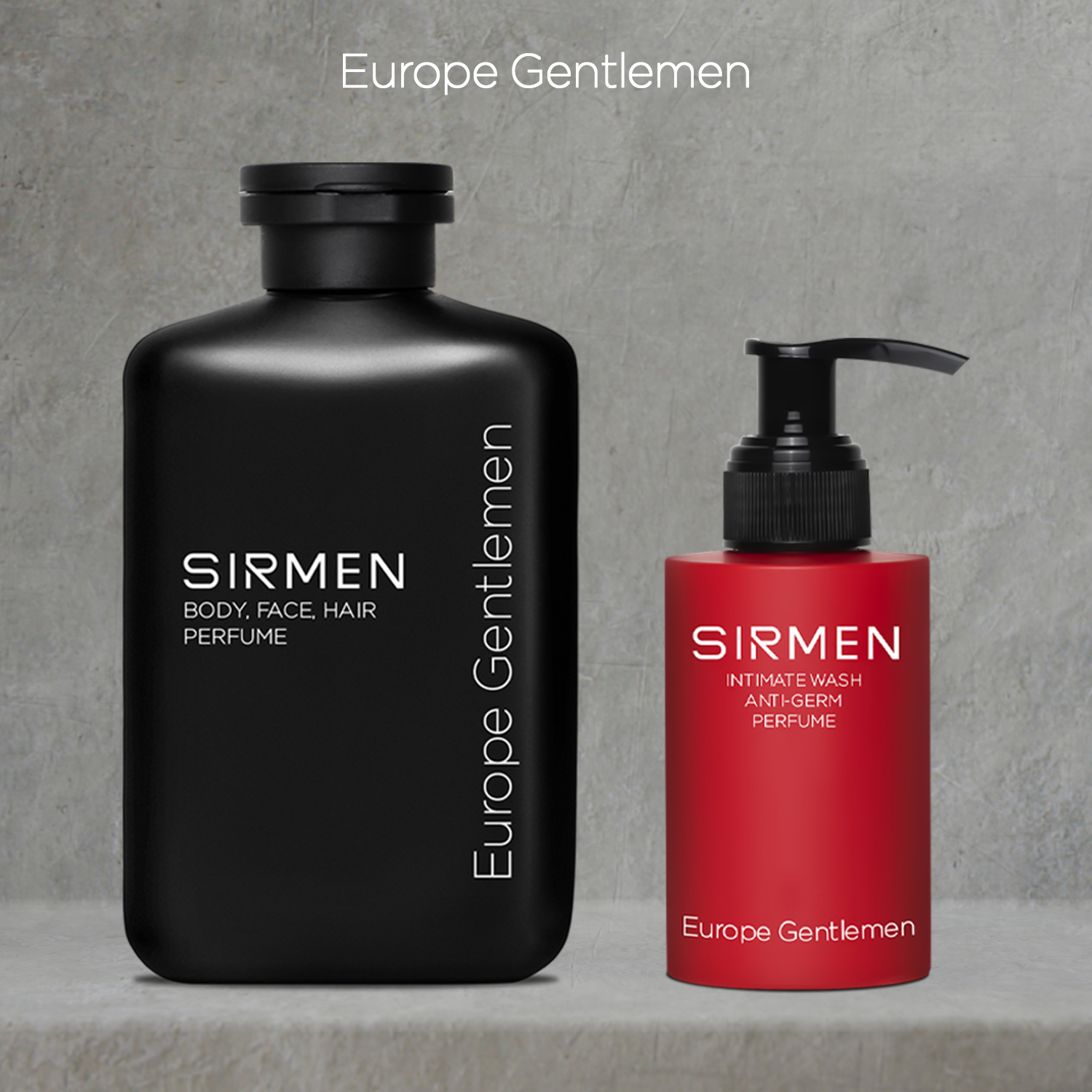 [Combo Lyon Europe] Sữa tắm 350g và Dung dịch vệ sinh nam 100g nguyên liệu châu Âu SIRMEN Europe Gentlemen chiết xuất tự nhiên công nghệ EU-Nano