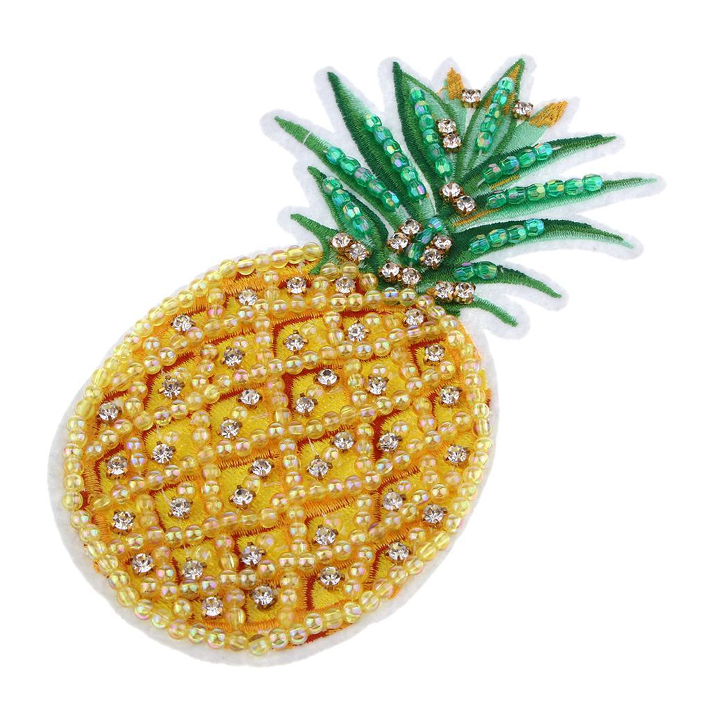 Embroidery Beads Rhinestone Patches Sew On Applique Patch Badge