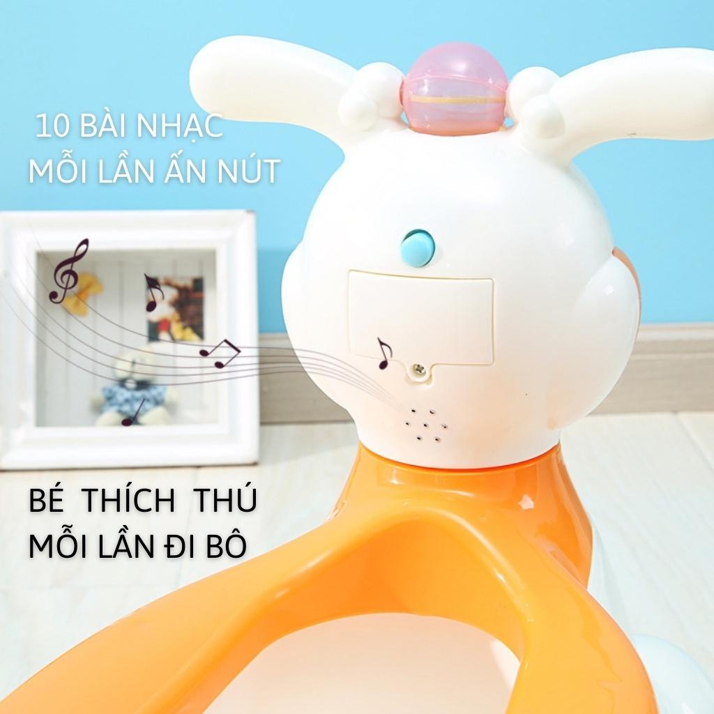 Bô cho bé Có Nhạc và Bánh Xe hình Thú ngộ nghĩnh Hỗ trợ Trẻ em tập đi vệ sinh Thiết kế thông minh phù hợp Bé Từ 1 tuổi