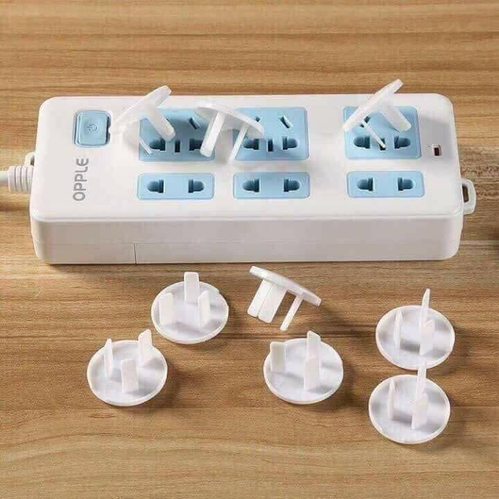 Bộ 10 nút bịt ổ điện chống giật an toàn cho bé và gia đình bạn