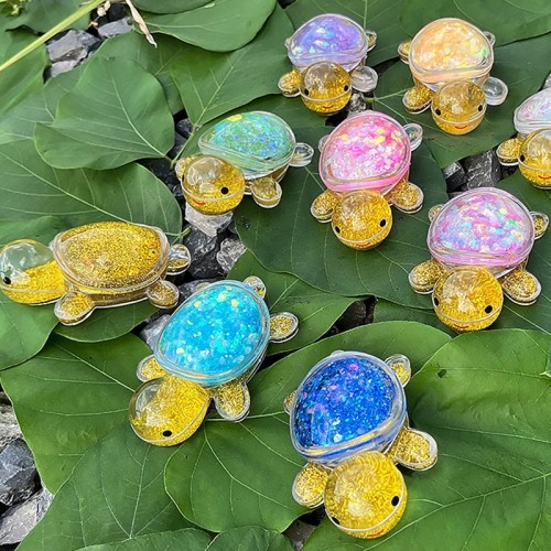 Mô hình rùa nước kim tuyến - dùng làm decor trang trí - size to