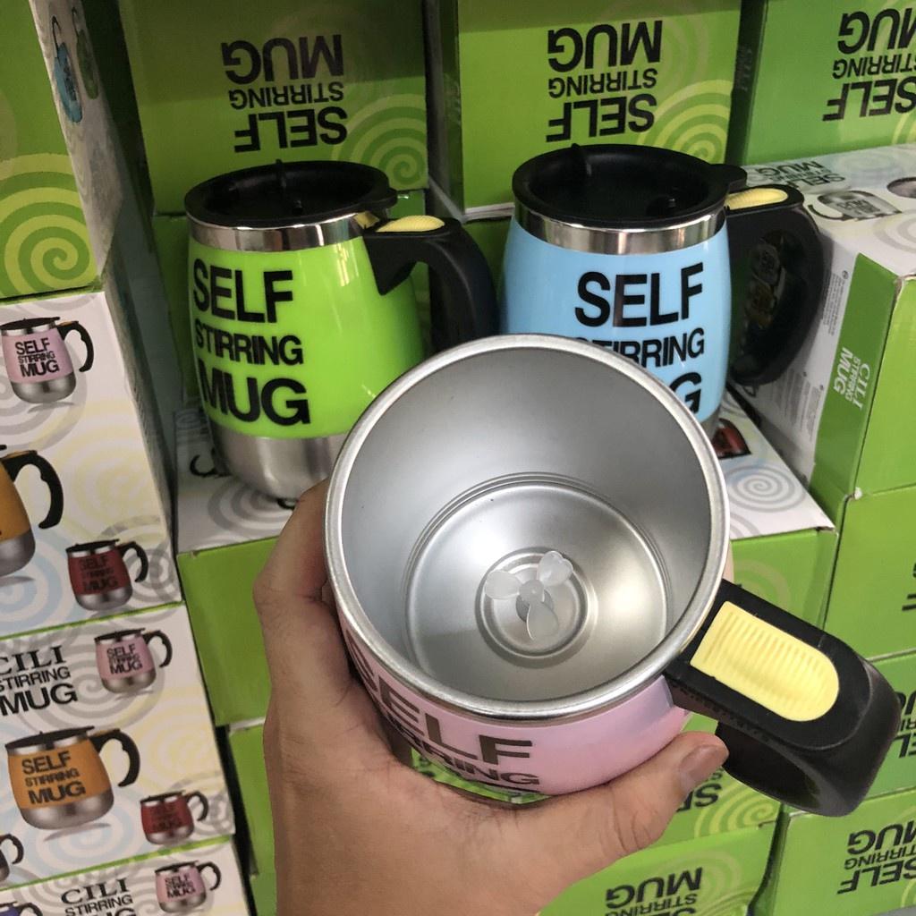 Cốc Ly tự khuấy giữ nhiệt Lớn 450ml tiện lợi dùng bằng pin thuận tiện khi mang theo đi làm đi chơi......