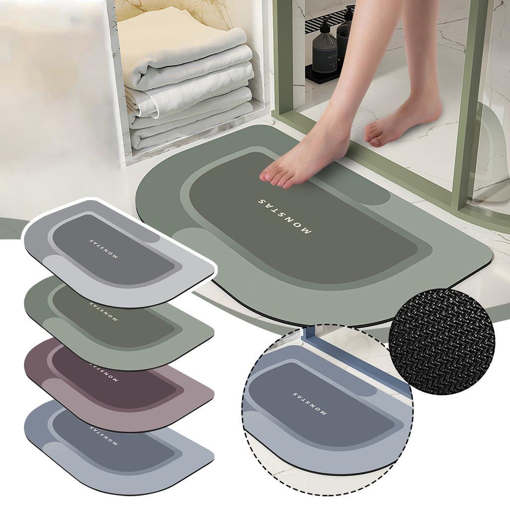 Thảm chân Silicon sang trọng chống trượt nhà tắm, trong nhà