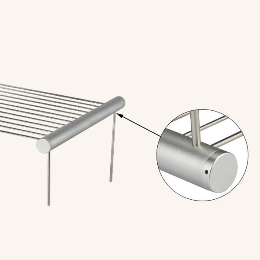 BBQ Stainless Steel Compact Mini Pocket Park Grill For Outdoor Camping