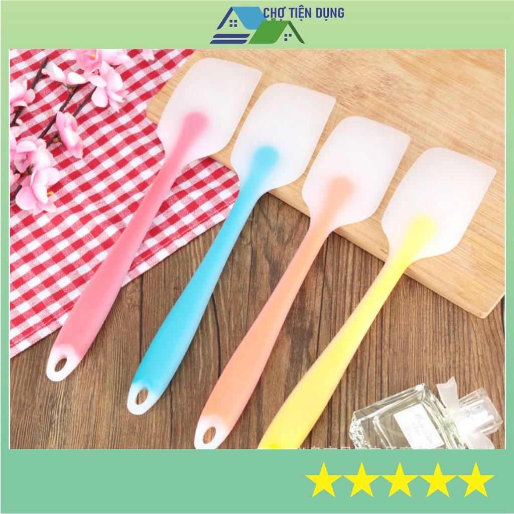 Spatula Cây Vét Bột Phới Trộn Bột Silicon Chịu Nhiệt Cao Cấp 18,5 CM 21 CM 28 CM - SPA