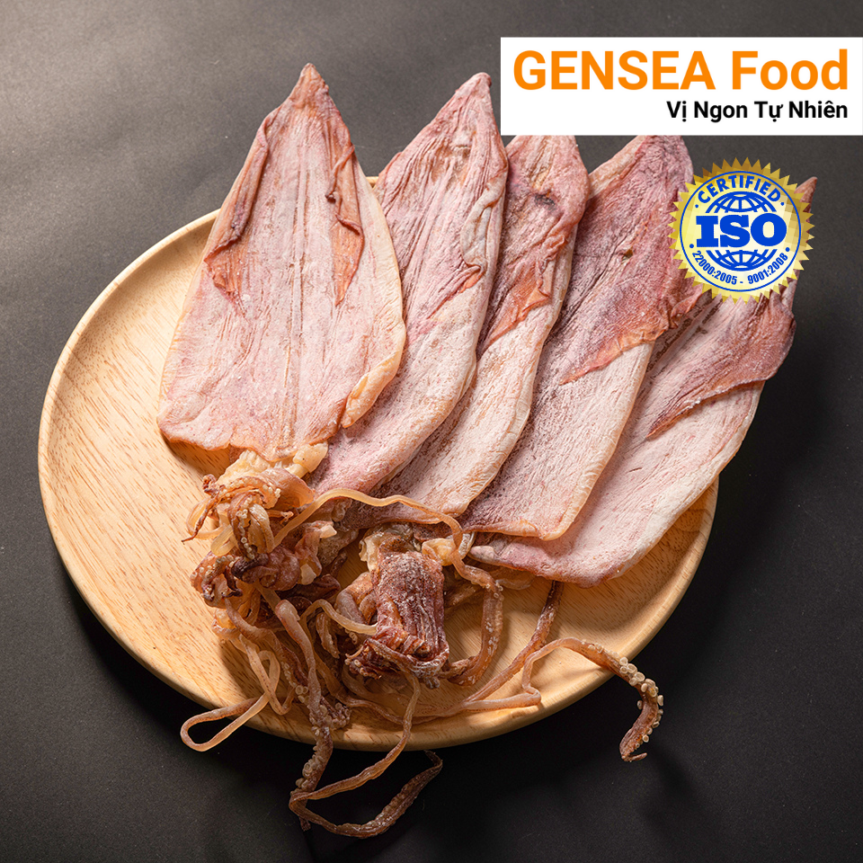 Mực Khô Câu Phú Quý GENSEA Food G1016 Thượng Hạng Không Chất Bảo Quản Ngọt Tự Nhiên