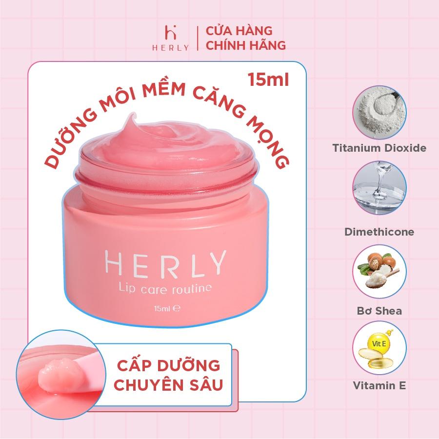 Mặt nạ ủ dưỡng phục hồi môi HERLY Lip Balm 15ml