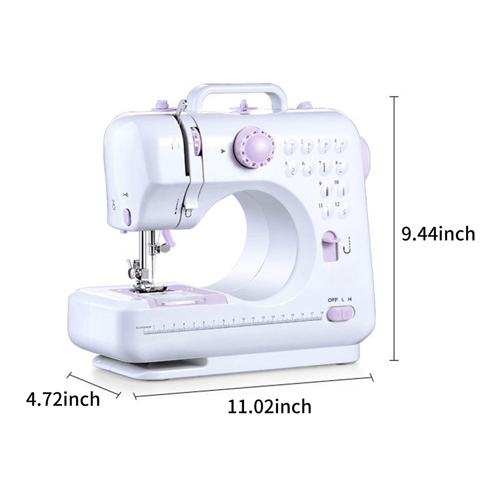 Máy May Nhỏ Chạy Điện Có Bàn Đạp Chân 12 Mũi May