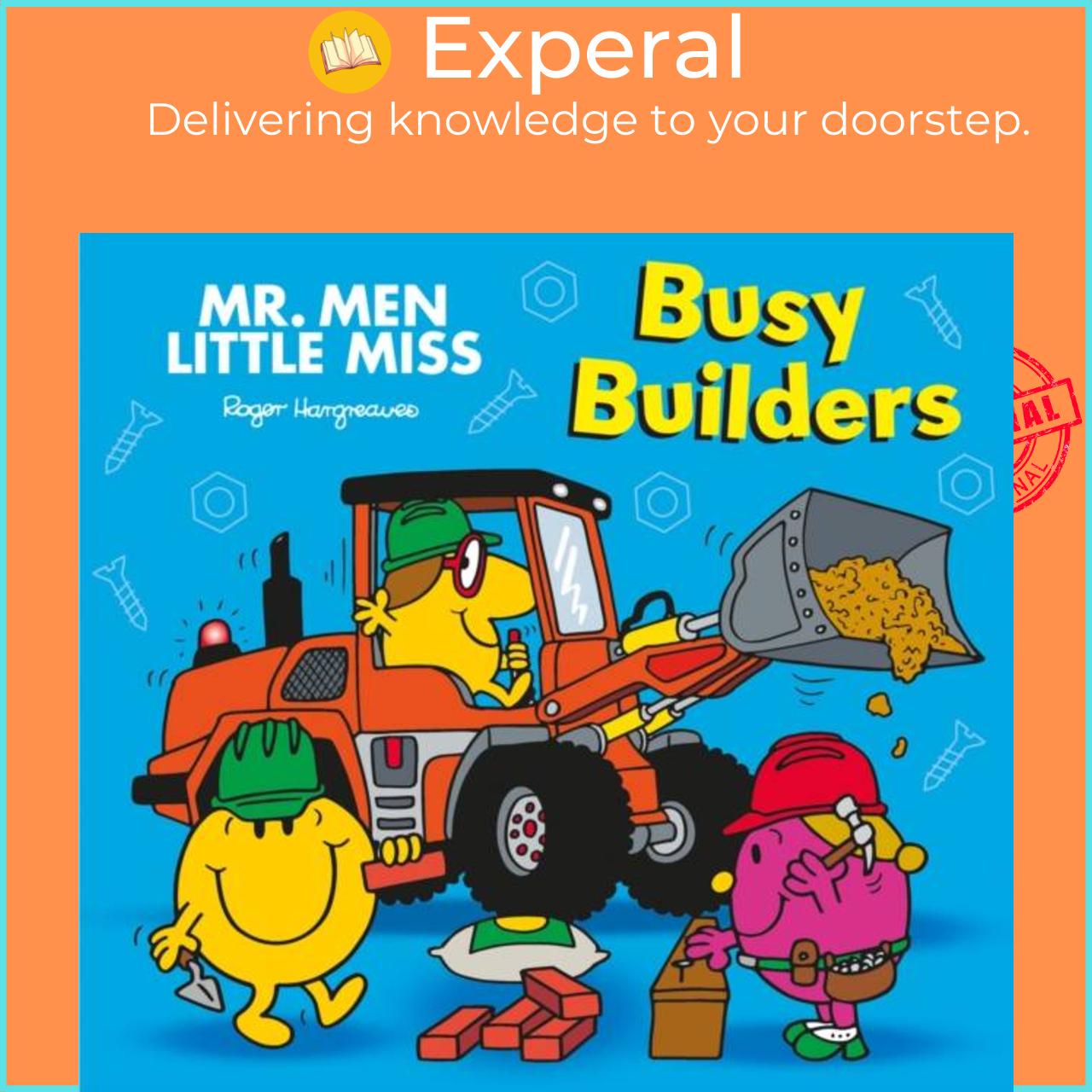 Sách - Mr. Men Little Miss: Busy Builders by Adam Hargreaves (UK edition, paperback)