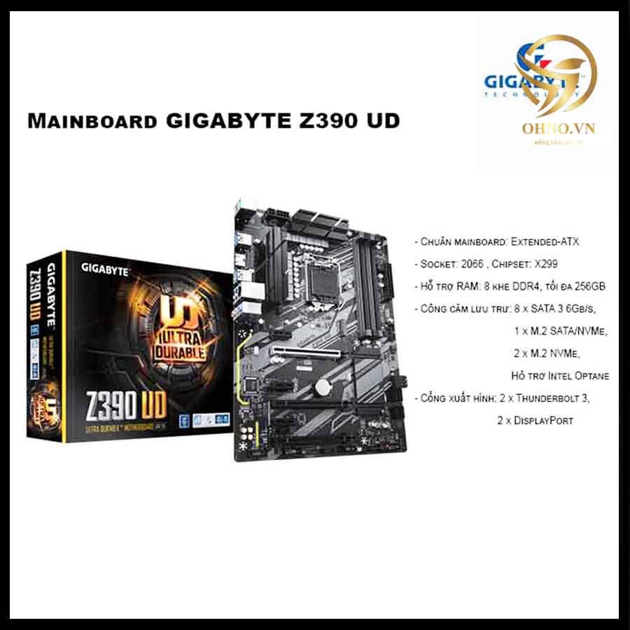 Main Máy Tính Bo Mạch Chủ Gigabyte Z390-UD Mainboard Chính Hãng Cho PC - hàng chính hãng