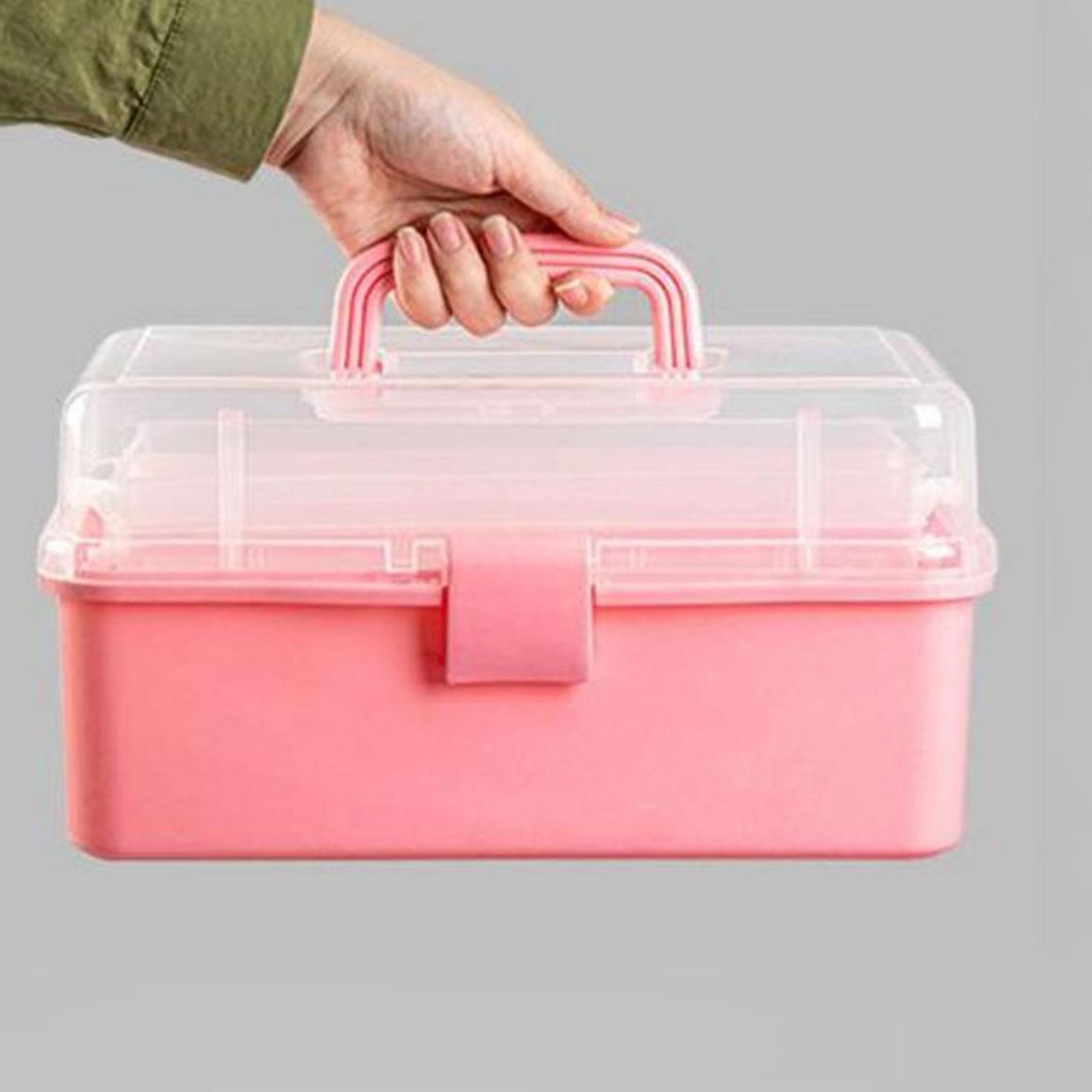 Three Layer Multipurpose Storage Box Craft Organizer for Nail Painting Tools