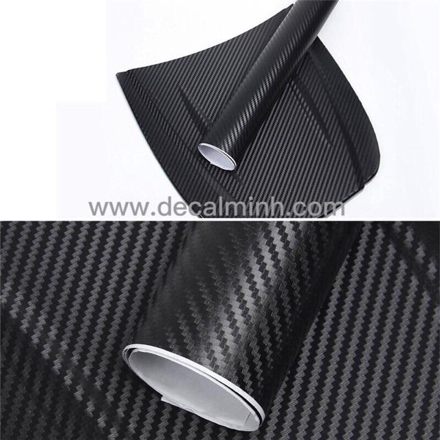 Combo 5 mét Decal carbon sọc dán xe, dán oto