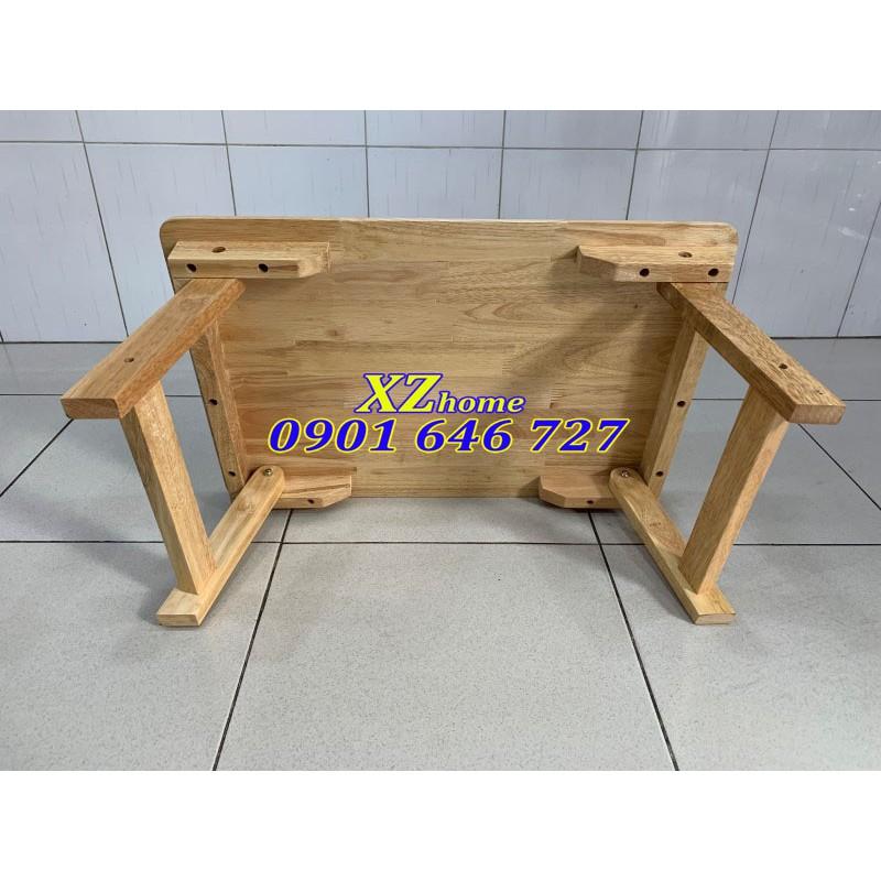 Bàn Trà Gỗ Chân Thang Ngồi Bệt 60x40x26cm