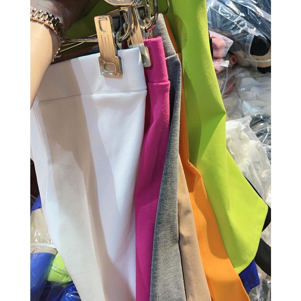 Quần Legging Nữ Lửng Đùi Ngố Thái Nâng Mông Cạp Cao CHIPY Dáng Ôm Dùng Để Tập Gym Hay Phối Áo From Rộng Có Nhiều Màu